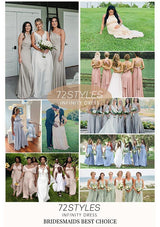 Dusty Rose Multiway Convertible Infinity Dress - 72Styles