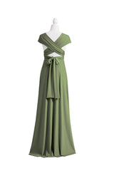 Olive Green Multiway Convertible Infinity Dress - 72Styles