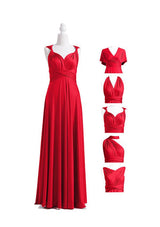 Red Multiway Convertible Infinity Dress - 72Styles