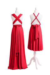Red Multiway Convertible Infinity Dress - 72Styles