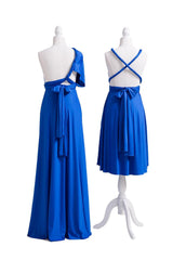 Royal Blue Multiway Convertible Infinity Dress - 72Styles