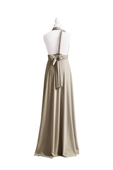 Taupe Multiway Convertible Infinity Dress - 72Styles