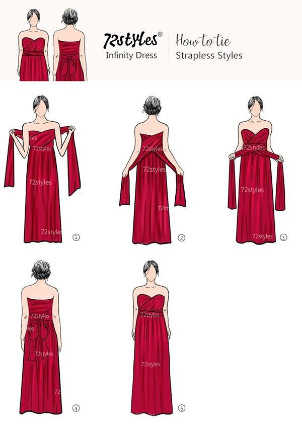 infinity dress halter tutorial One Dress, Endless Styling Possibilities for Any Occasion