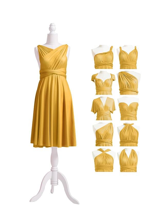 Buy Mustard Yellow Multiway Convertible Infinity Dress InfinityDress.ca Buy Mustard Yellow Multiway Convertible Infinity Dress InfinityDress.ca