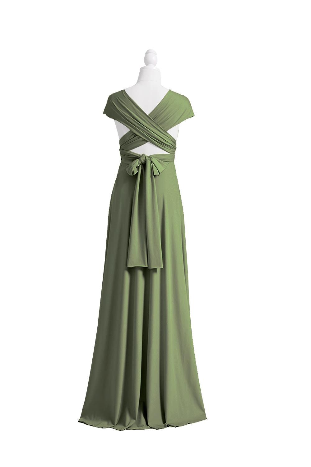 Buy Olive Green Multiway Convertible Infinity Dress – InfinityDress.ca